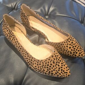 Isaac Mizrahi New York Leopard Print Flats Size 10